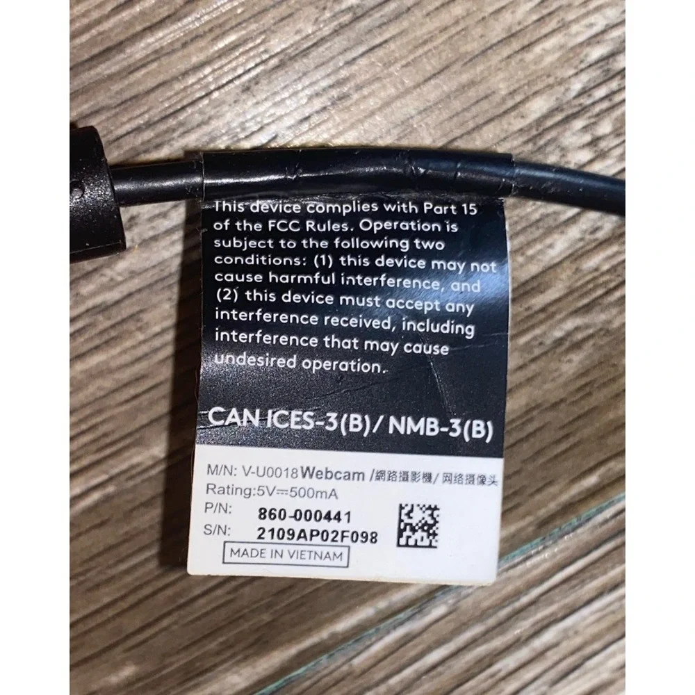 Logi 720 P USB Webcam V-U0018